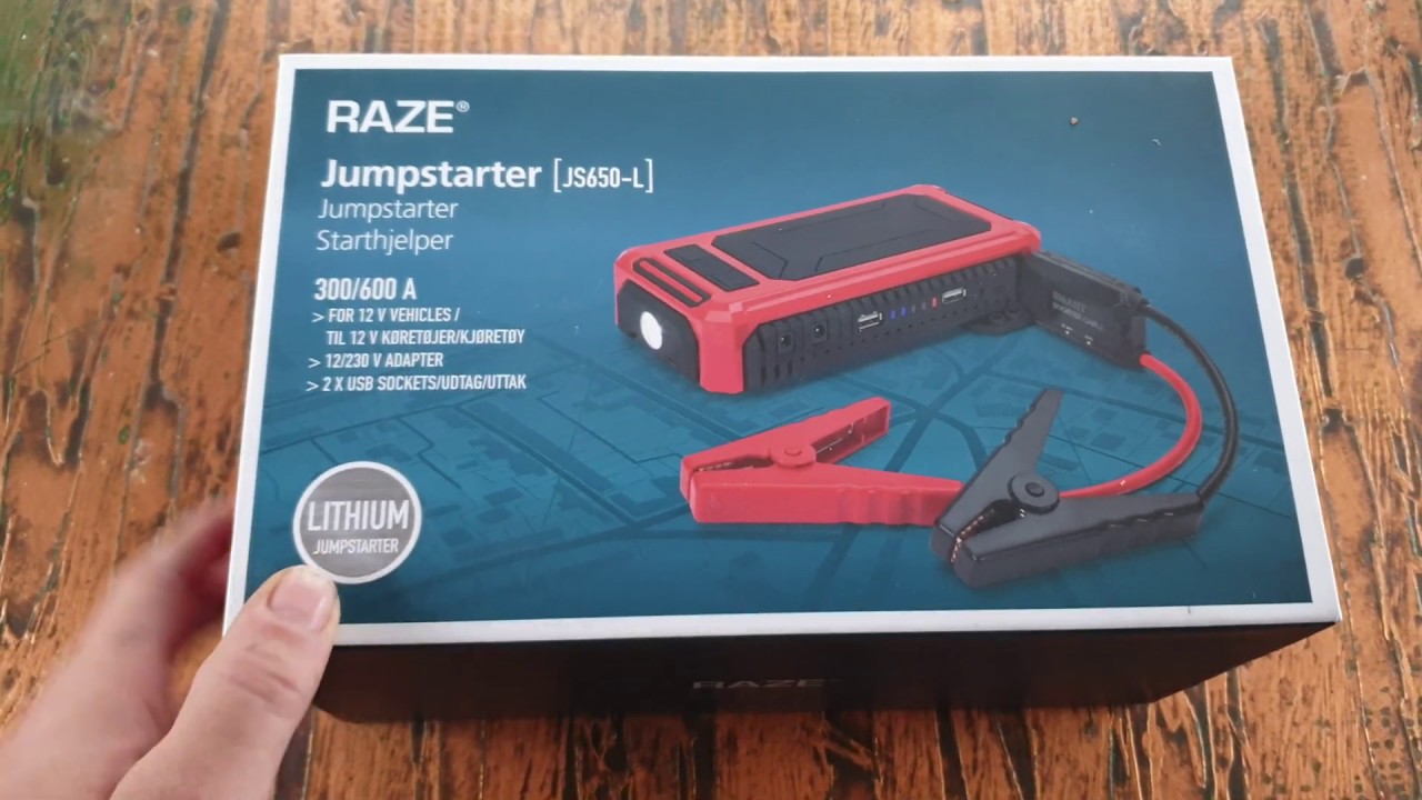 RAZE Jumpstarter JS650-L Review