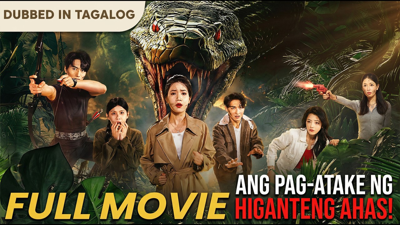 【Tagalog dubbed full movie】【Full Horror】Panoorin ang pinaka-狗血 (Crazy) na snake movie sa YouTube!