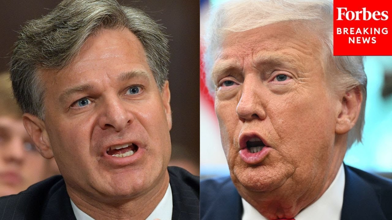 Trump Signals Former FBI Director Christopher Wray Is Being Probed By DOJ After Comey Indictment