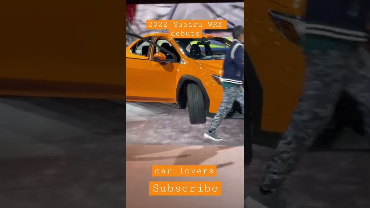2022 Subaru WRX debuts at LA motor show #subaruwrx #wrx #cas2022 #carlovers #luxurycars #sportscar