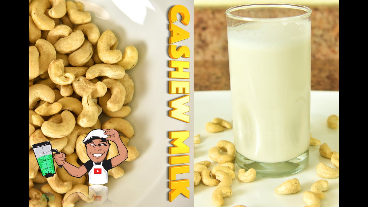 Vitamix Cashew Milk! (2 Ingredients) Chocolate Cashew Milk Protein Shake!