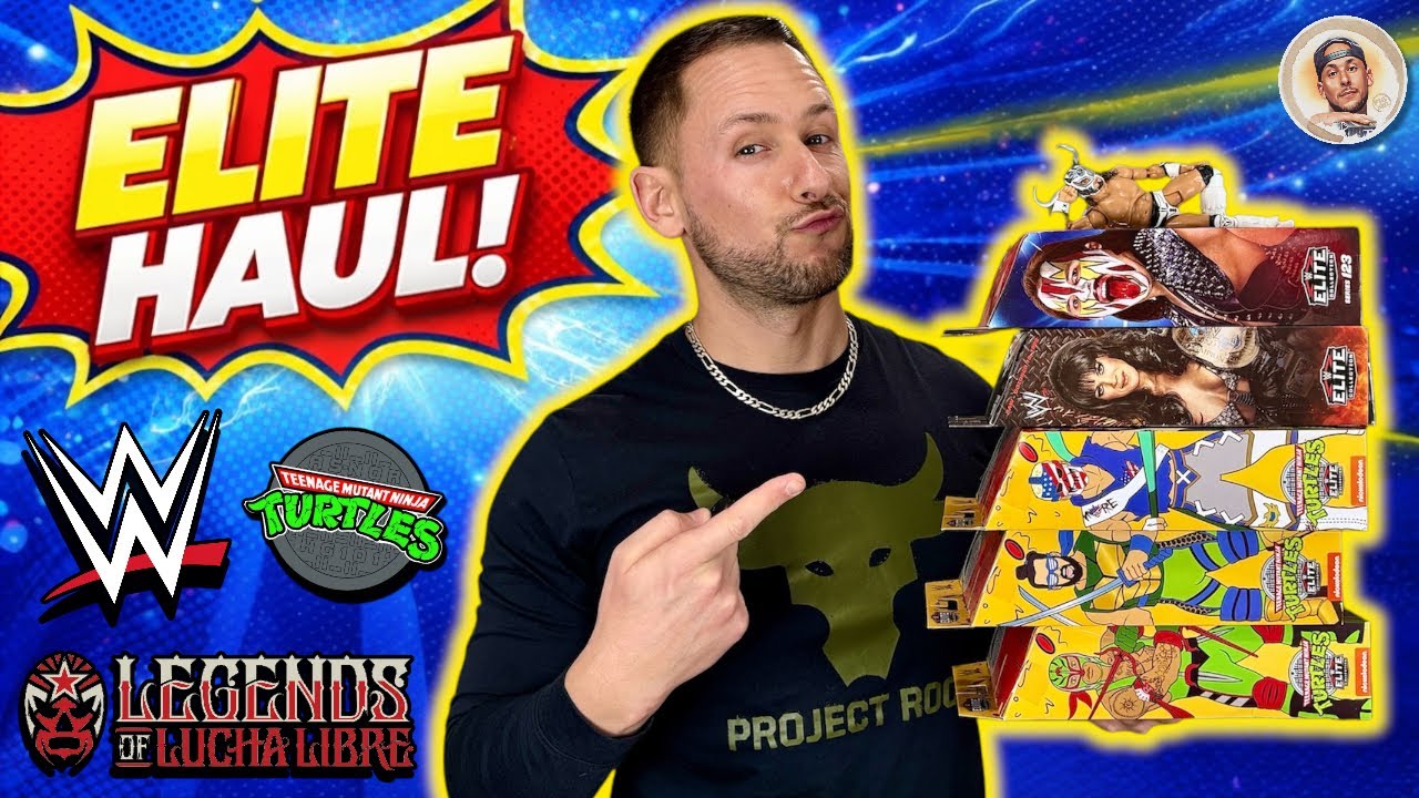 Огромная коллекция фигурок WWE! Элитные, ретро, ​​Черепашки-ниндзя… ПЛЮС ранние образцы?!