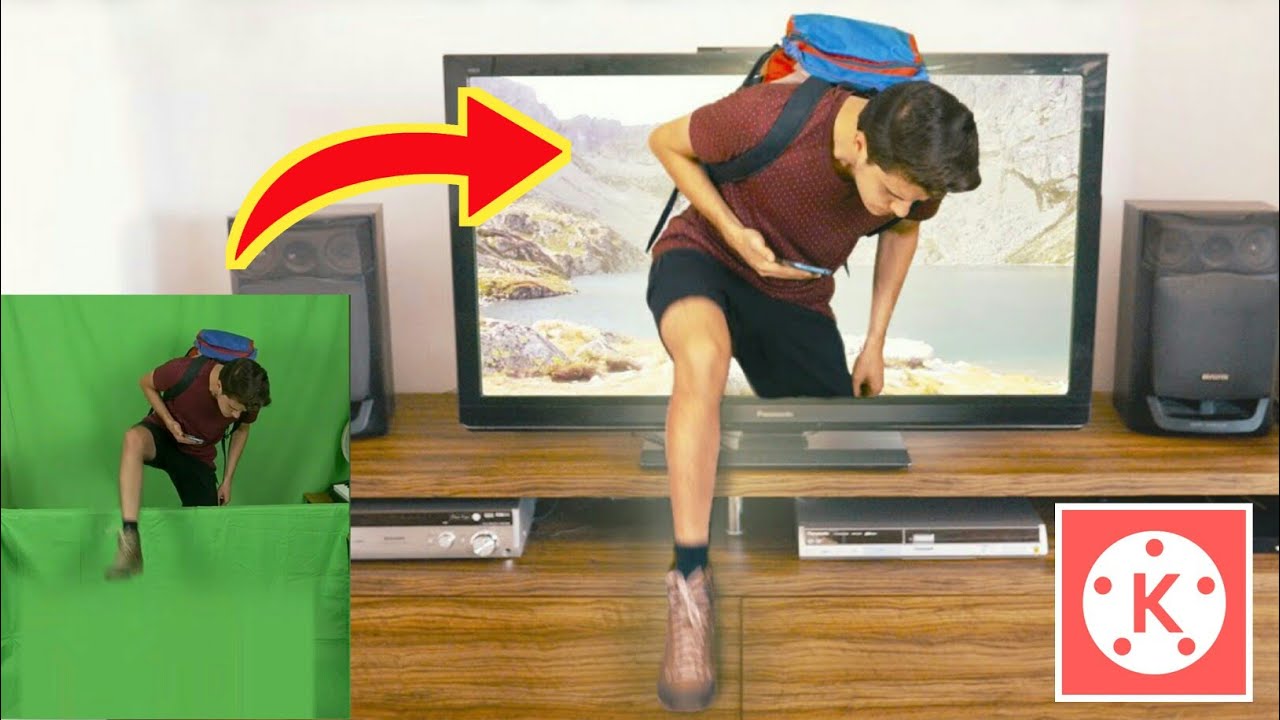 HOW TO COME OUT OF TV - KINEMASTER VFX Tutorial