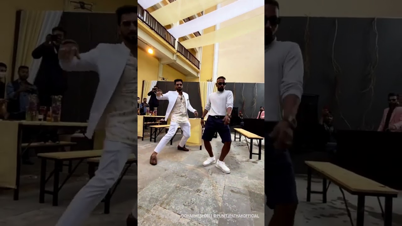 Dharmesh With Punit J Pathak Dance Battle.