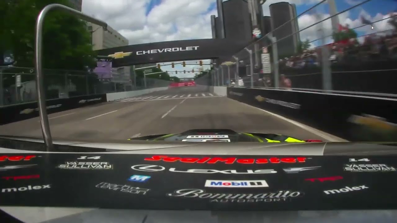Lexus RC F GT3 Onboard Detroit - 2025 IMSA Chevrolet Detroit Grand Prix