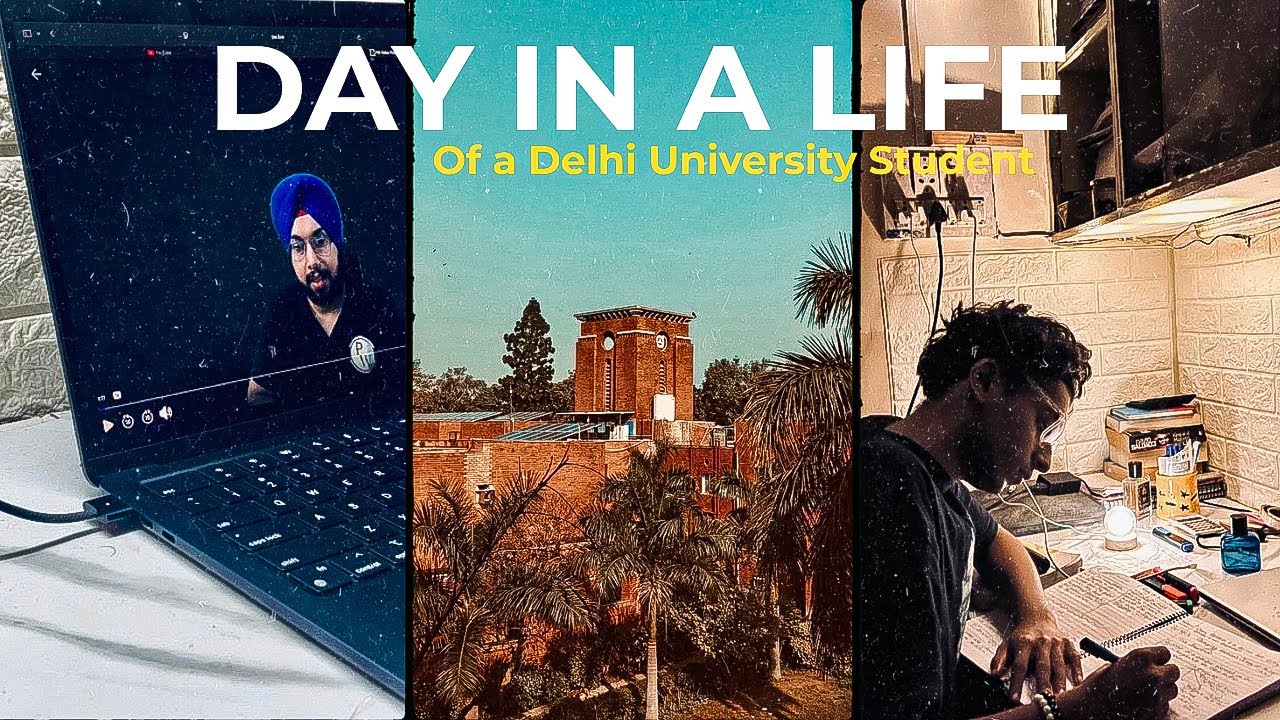 CA + Regular College: A Day in My Life at Delhi University| Ramjas College 📚 