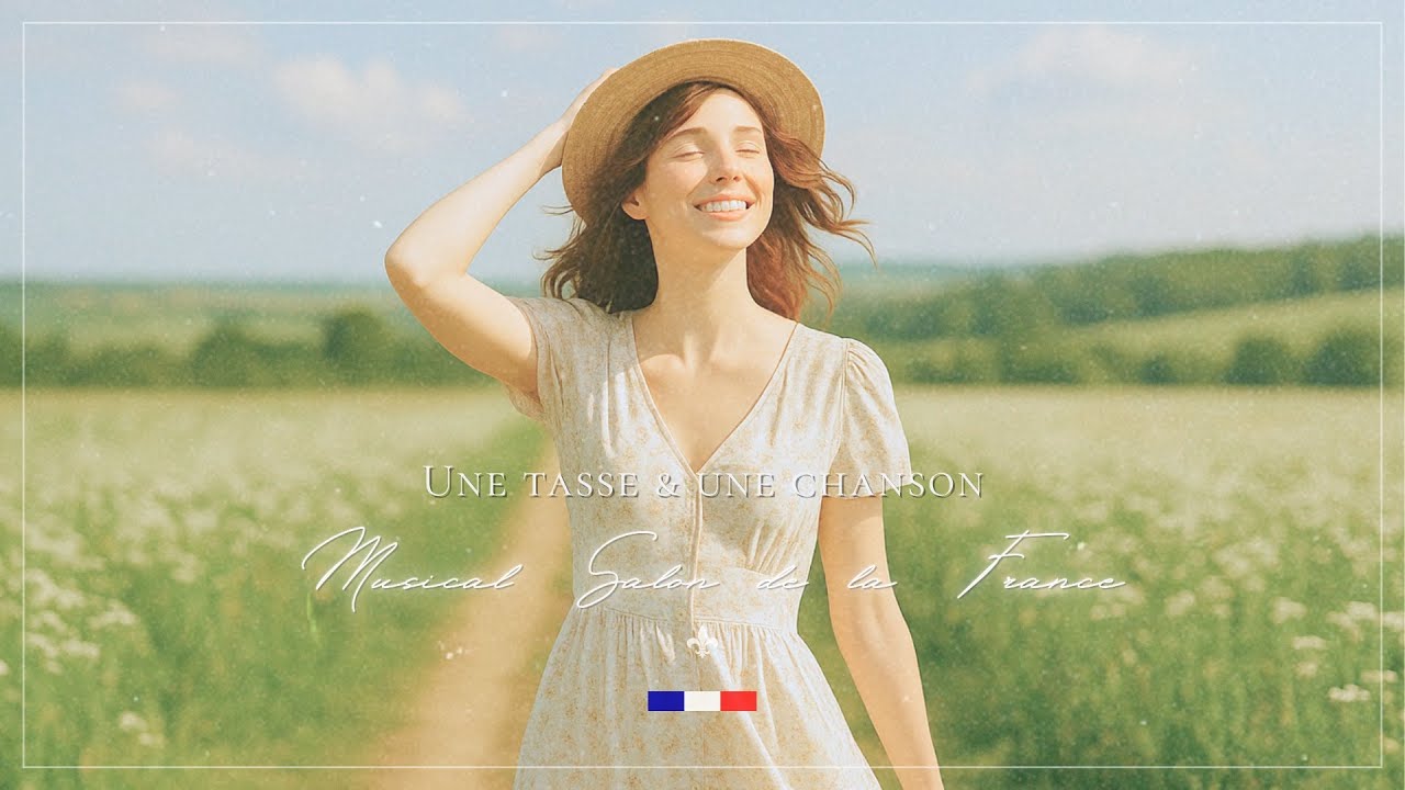 【Playlist🎧】 French Afternoon Caf&eacute; Notes + Lyrics ｜Une tasse, une chanson ☕️