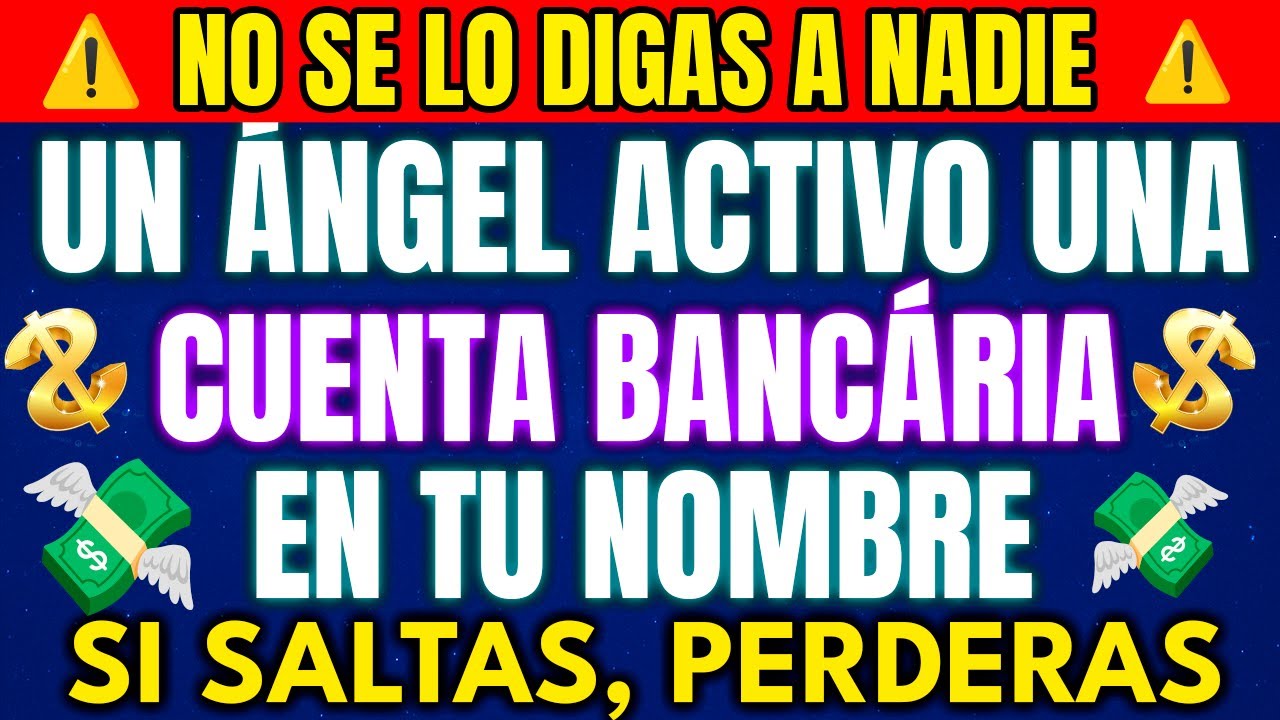 DIOS DICE: SE TE ENVIARÁ UN DEPÓSITO SECRETO... Y ESTA BENDICIÓN DEBERÁS USARLA PARA UN PROPÓSITO