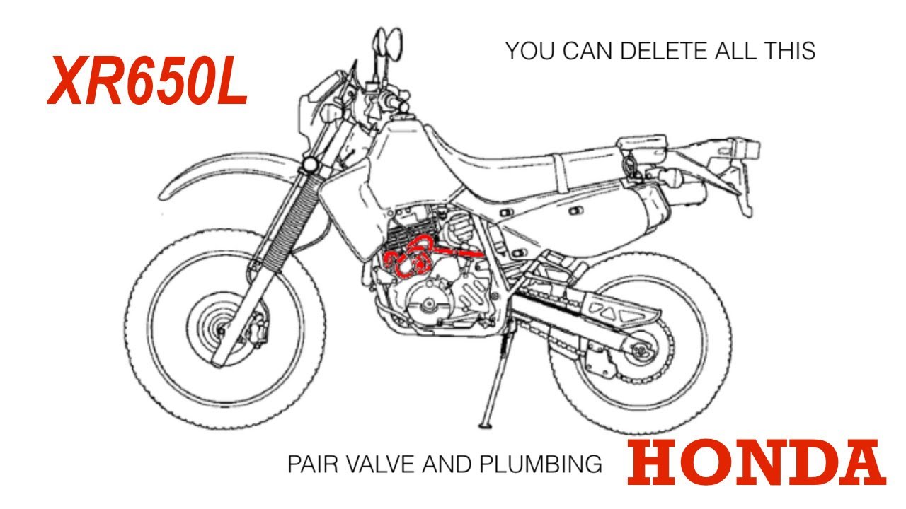 XR650L - PAIR Valve Removal (7.0)