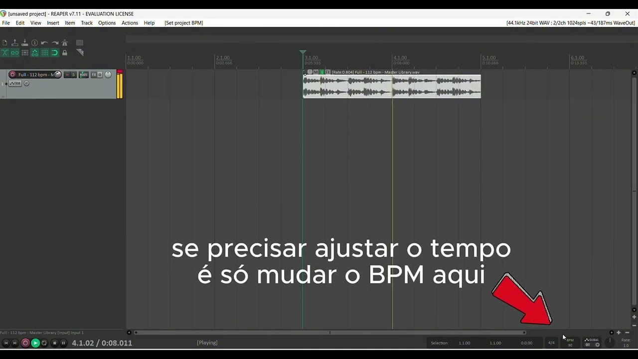 Como criar musica com loop no Reaper em 1 minuto