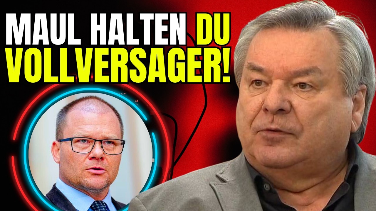 DU VERSAGER! Waldi Hartmann und Julian Reichelt ZERLEGEN UMWELTMINISTER in Live-Sendung!
