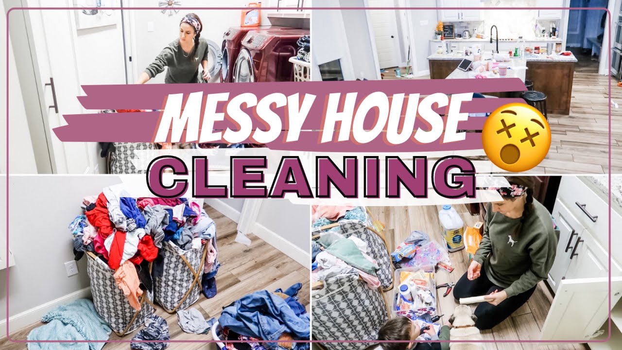 *EXTREME* MESSY HOUSE CLEAN WITH ME || CLEAN WITH ME 2021 || SPEED CLEANING MOTIVATION || FITBUSYBEE