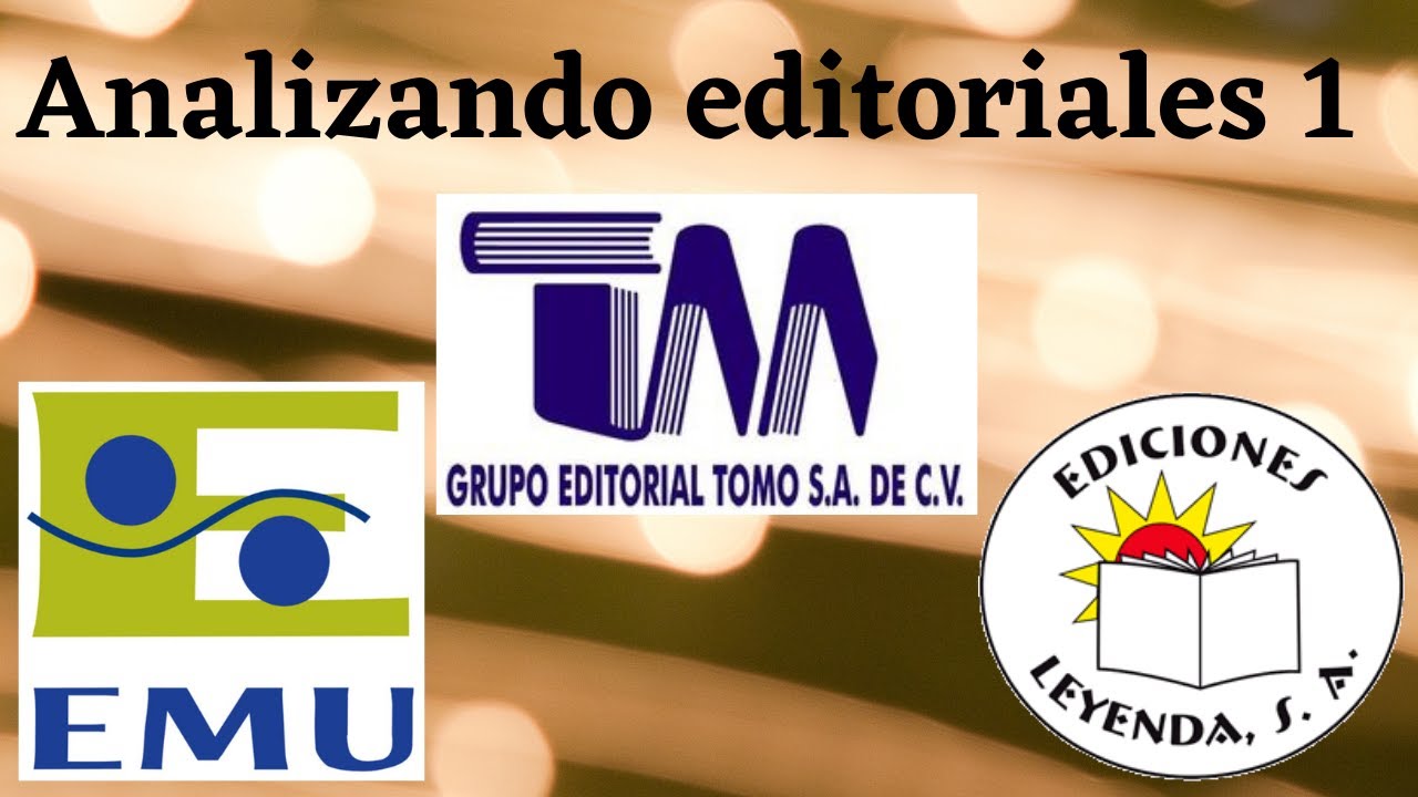Evaluando editoriales 1: Leyendas, TOMO y EMU