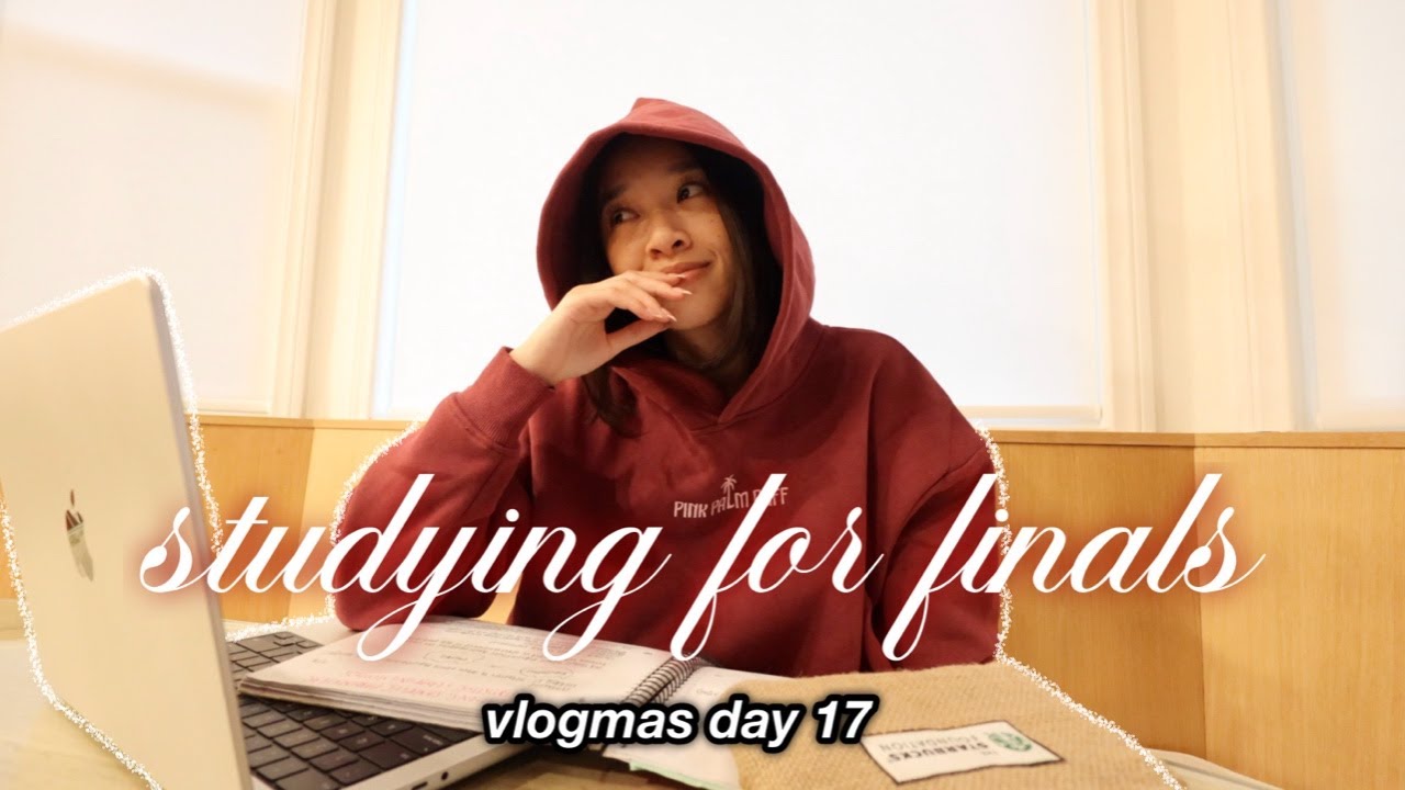 studying for finals ❤︎ Vlogmas Day 17!