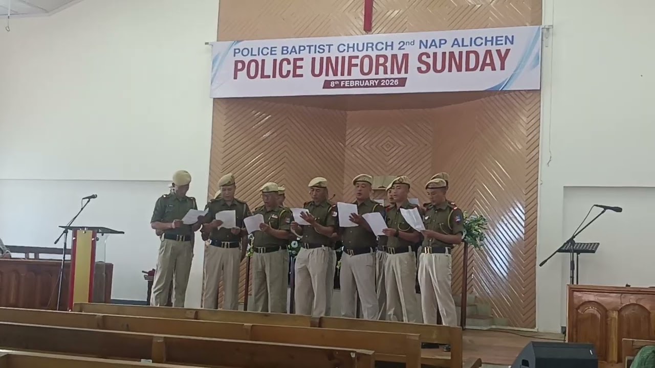 Police Baptist Church 2nd NAP Alichen #uniform Sunday #special praise.
