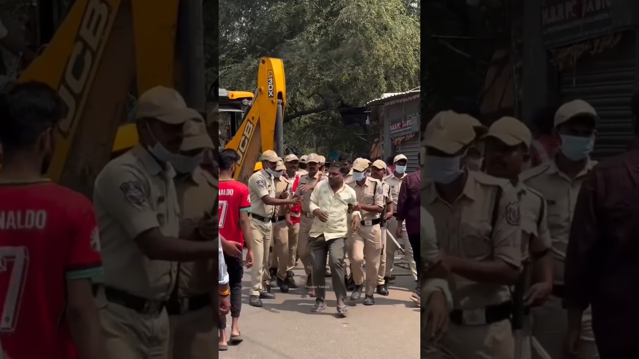 Bollarum Bazar Alwal Demolition | Road widening | #Bollarambazar #bollaram #bazar #alwal