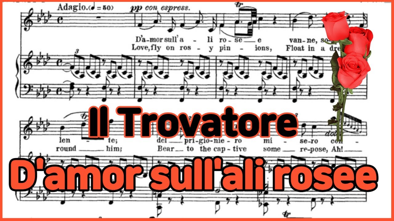 D'amor sull'ali rosee - [Il Trovatore] 'G.Verdi' Piano Accompaniment