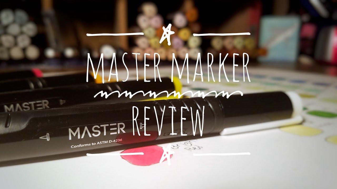 MASTER MARKER - NEW Cheap Copic Alternative?!?!?