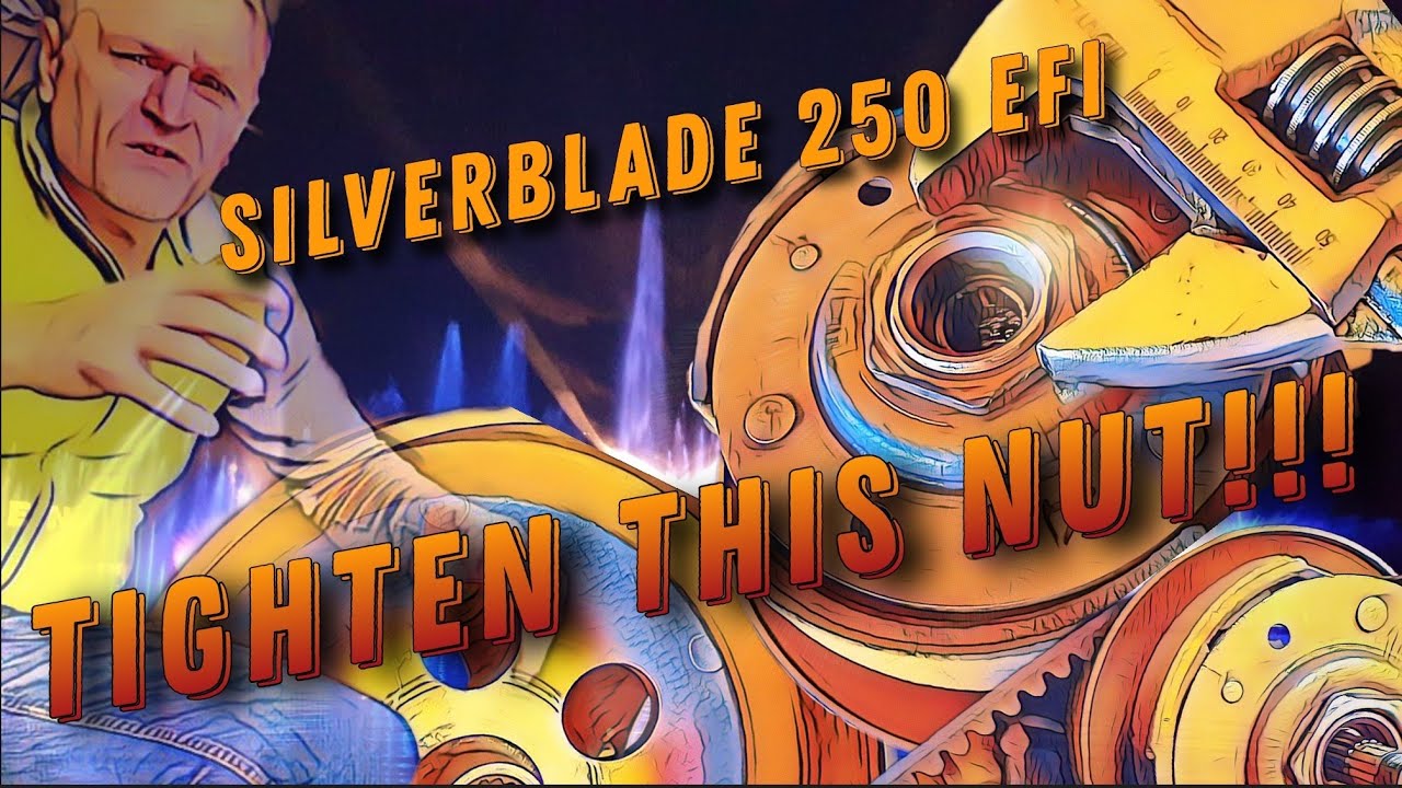 Silverblade 250 EFI. Blocked rear will. Blocked of clutch.