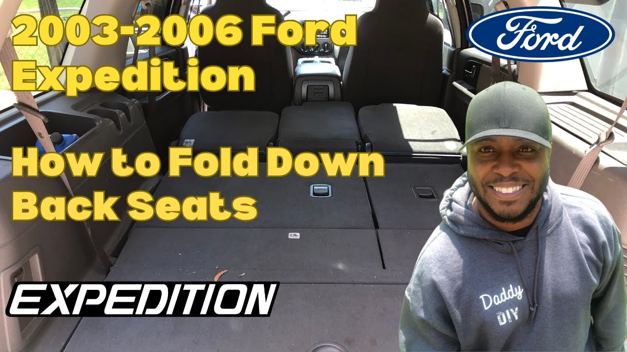 Как вручную сложить задние сиденья на Ford Expedition XLT 2003–2006 годов