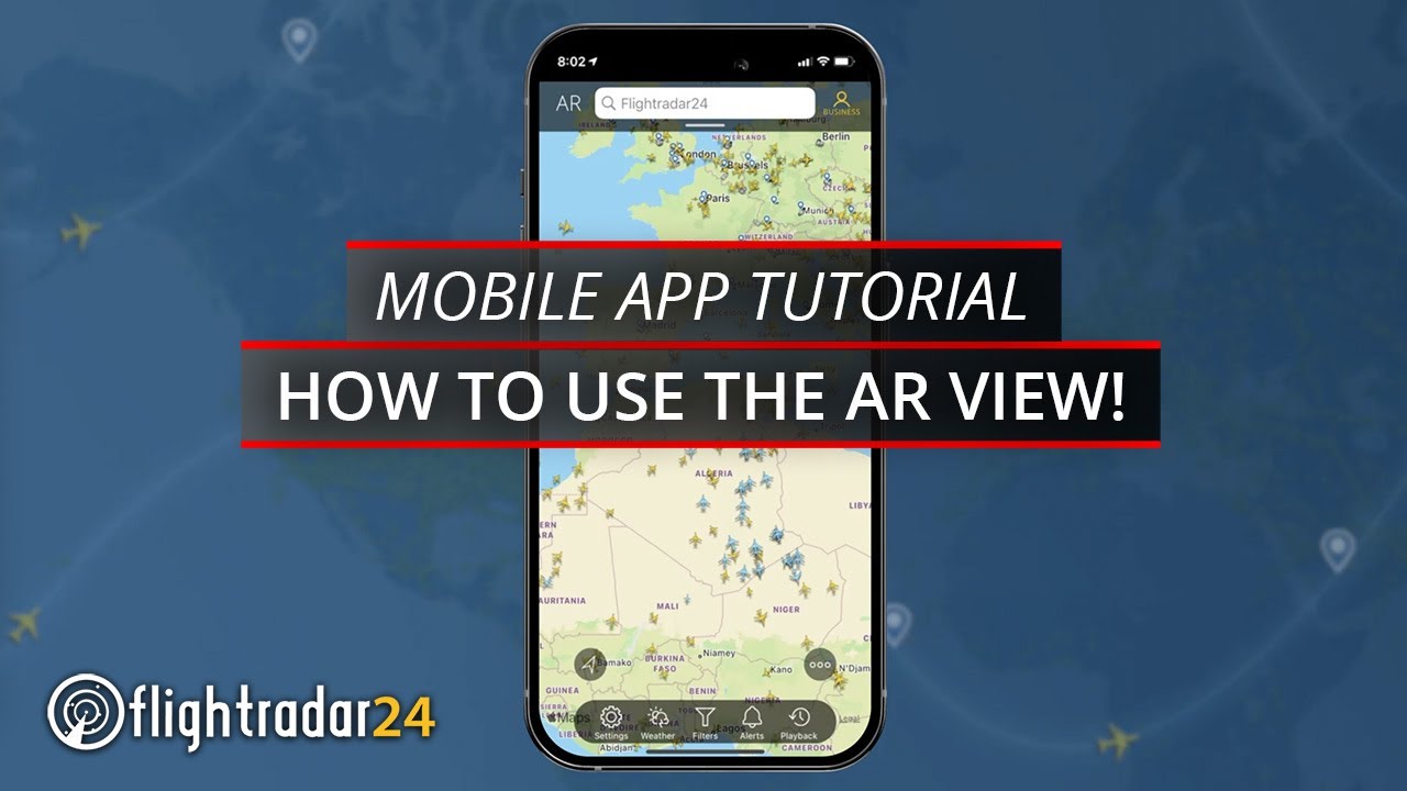 Tutorial: how to use AR View | Flightradar24 mobile app