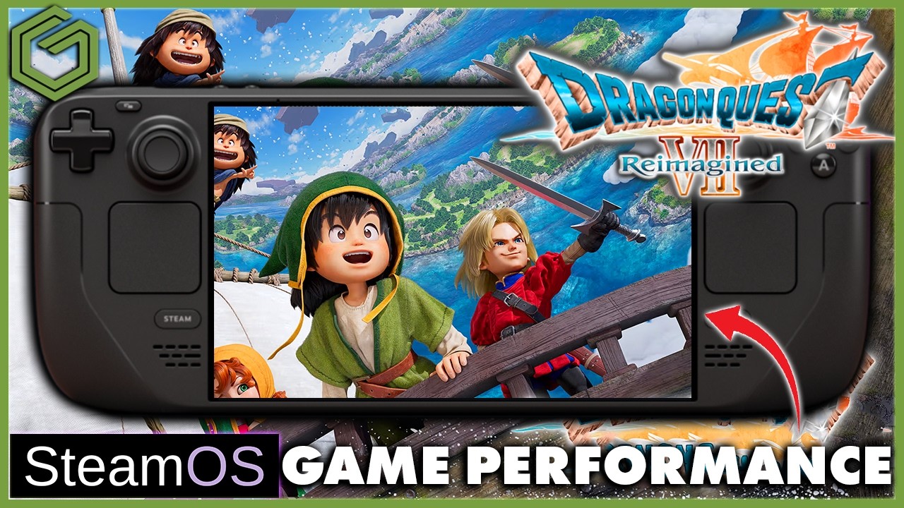 Dragon Quest 7 Reimagined на Steam Deck — это потрясающе!!