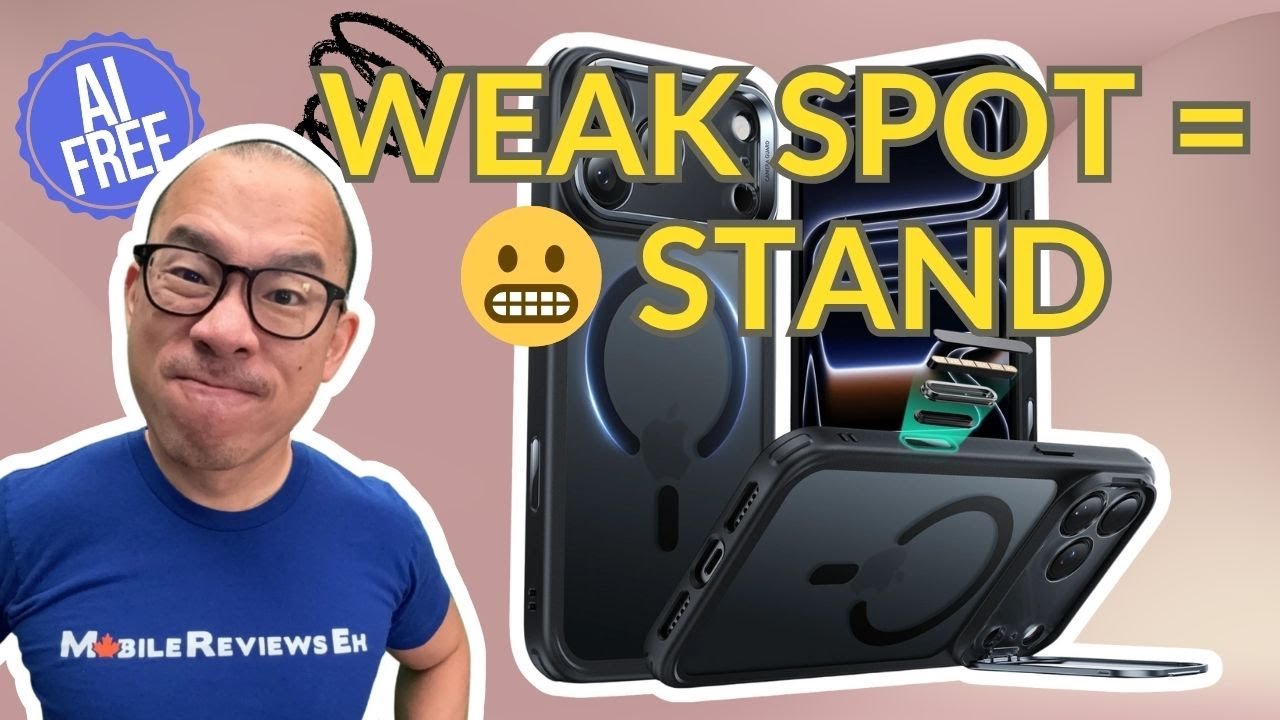Обзор чехла-подставки ESR Classic Hybrid Stand для iPhone 17 — 30 испытаний на падение, одно слаб...