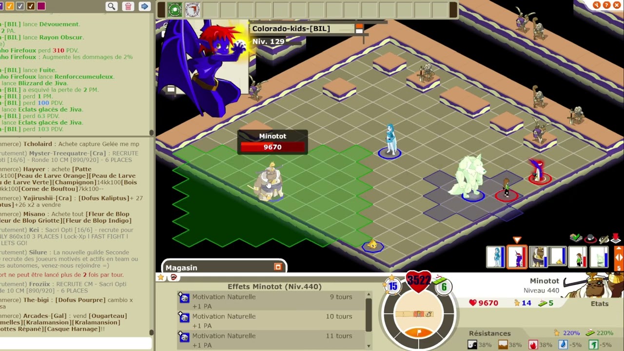 DOFUS – Gladiatrool Salle 10 (Duo Eniripsa/Xelor)