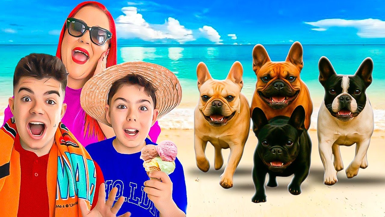 Las SUPERBULLS van a la PLAYA por PRIMERA VEZ!