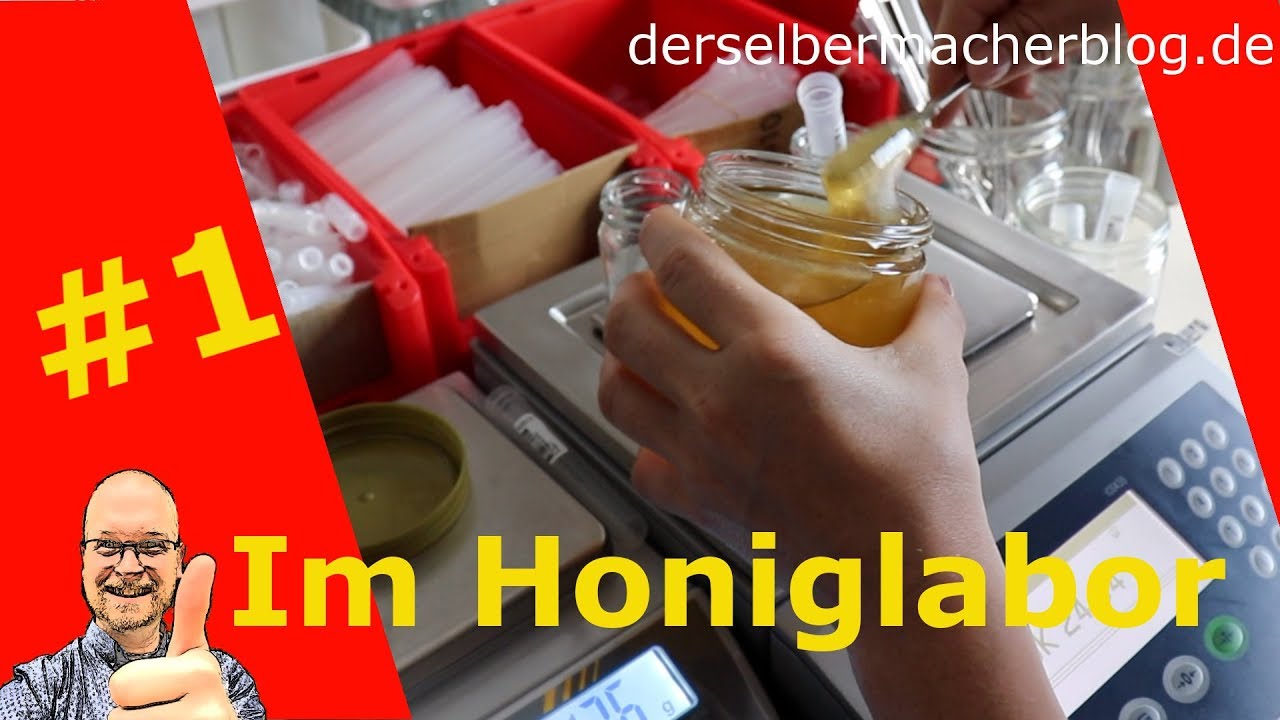 Besuch im Honiglabor - Teil 1 (Wassergehalt, Pollenanalyse...)