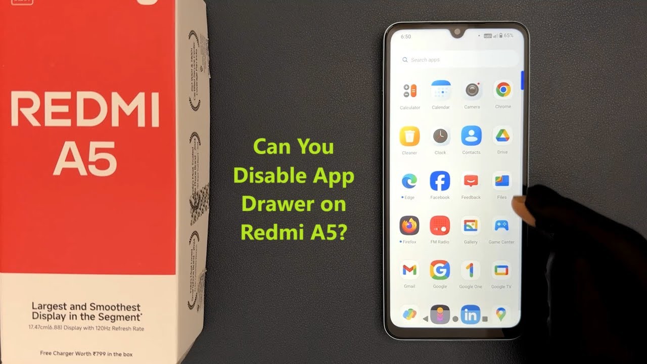 Can You Disable App Drawer on Redmi A5?