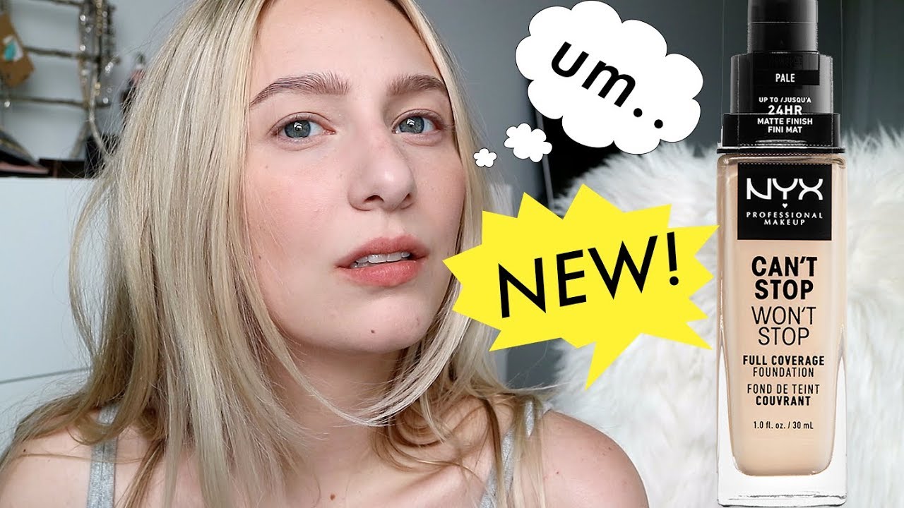 NYX CAN'T STOP WONT STOP FOUNDATION first impressions