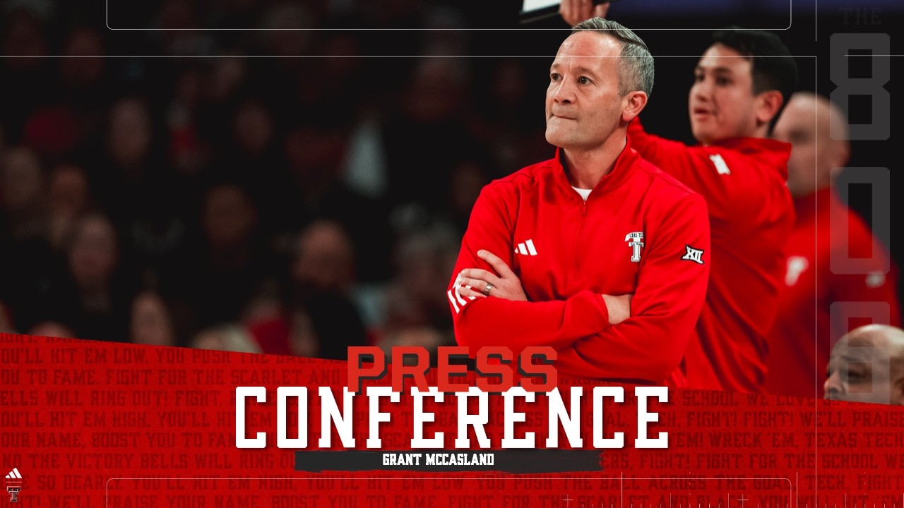 Texas Tech Basketball: McCasland Media Session | 2.20.2026