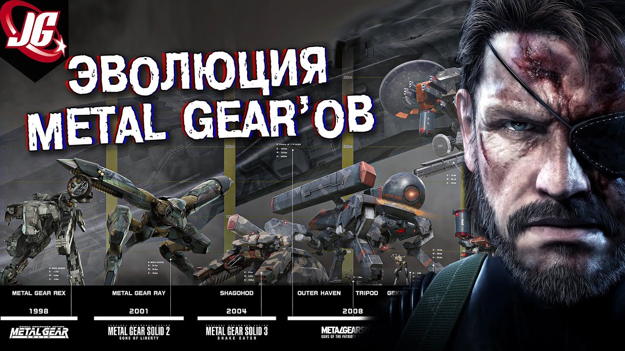Metal Gear'ы - эволюция Ядерных шагоходов | Metal Gear Solid