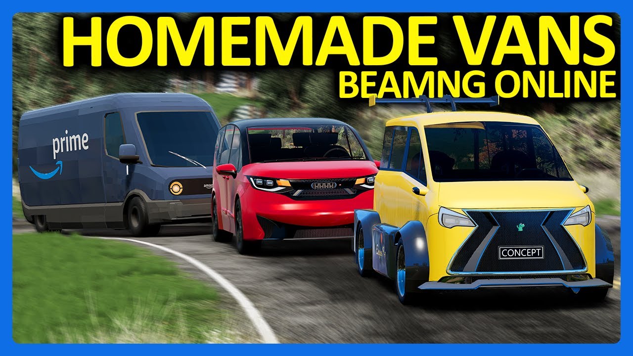 BeamNG Online: Лучший вызов фургонам!!