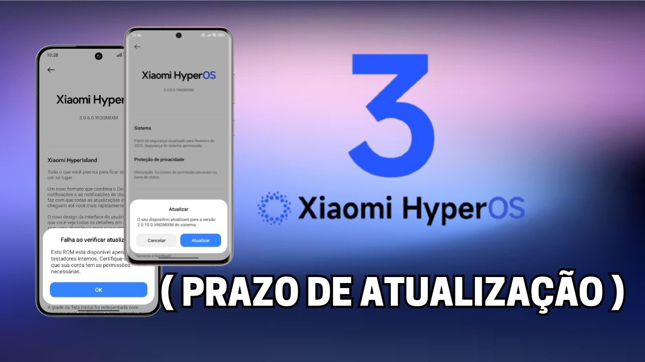 HyperOS 3 - Prazo de atualização do para todos os modelos Xiaomi, POCO e Redmi
