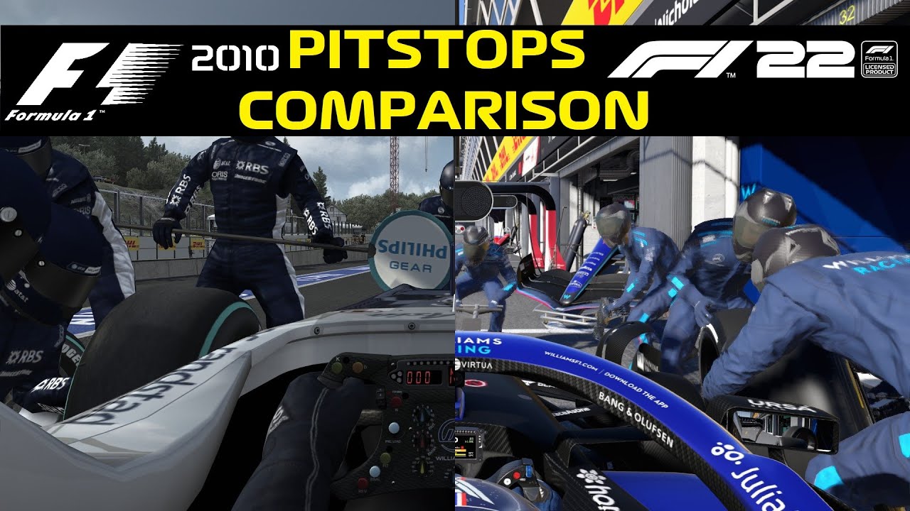 Codemasters F1 Game - Pitstop Evolution 2010-2022
