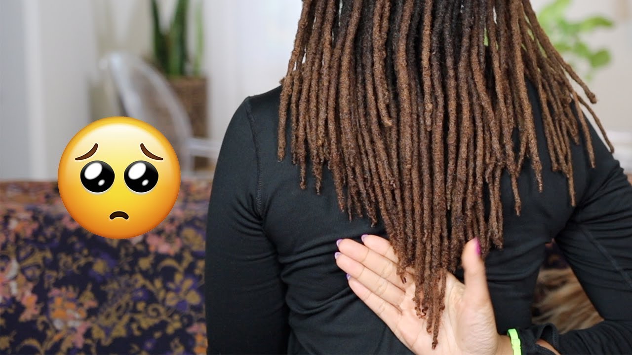 Trimming My LONGEST Locs. *sigh*
