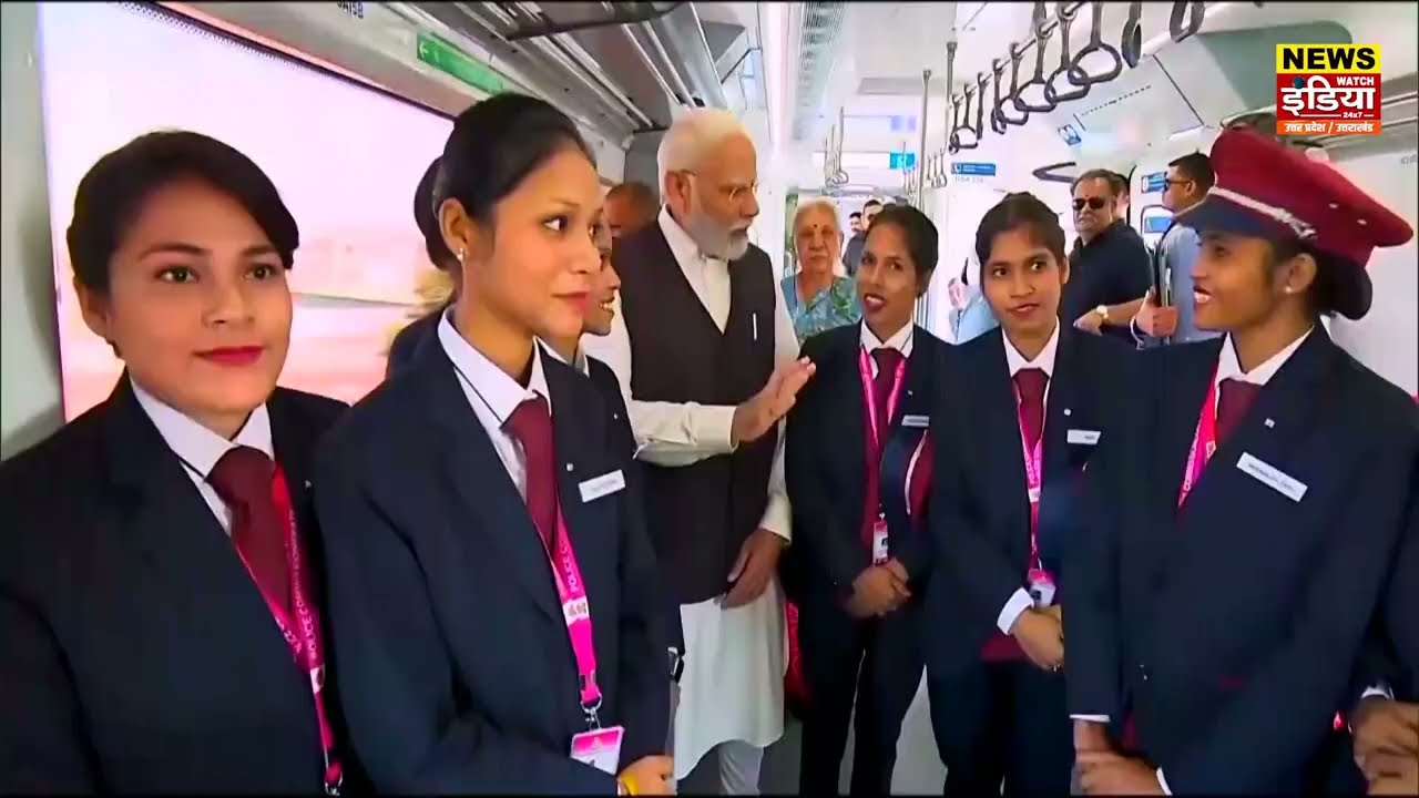 PM मोदी ने 'नमो भारत ट्रेन' और 'मेरठ मेट्रो' को दिखाई हरी झंडी