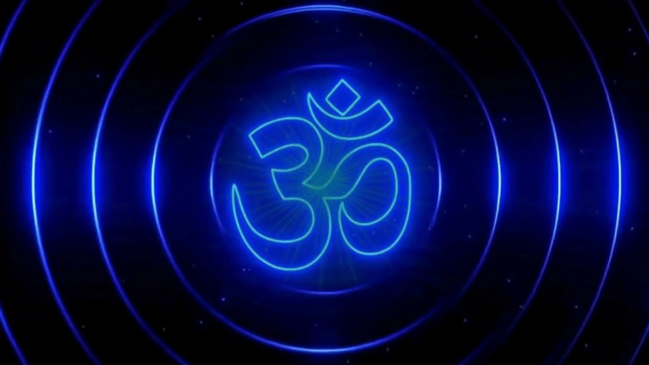 4K ॐ Om (AUM) Background | Spiritual Aura Energy Loop | Meditation Screensaver