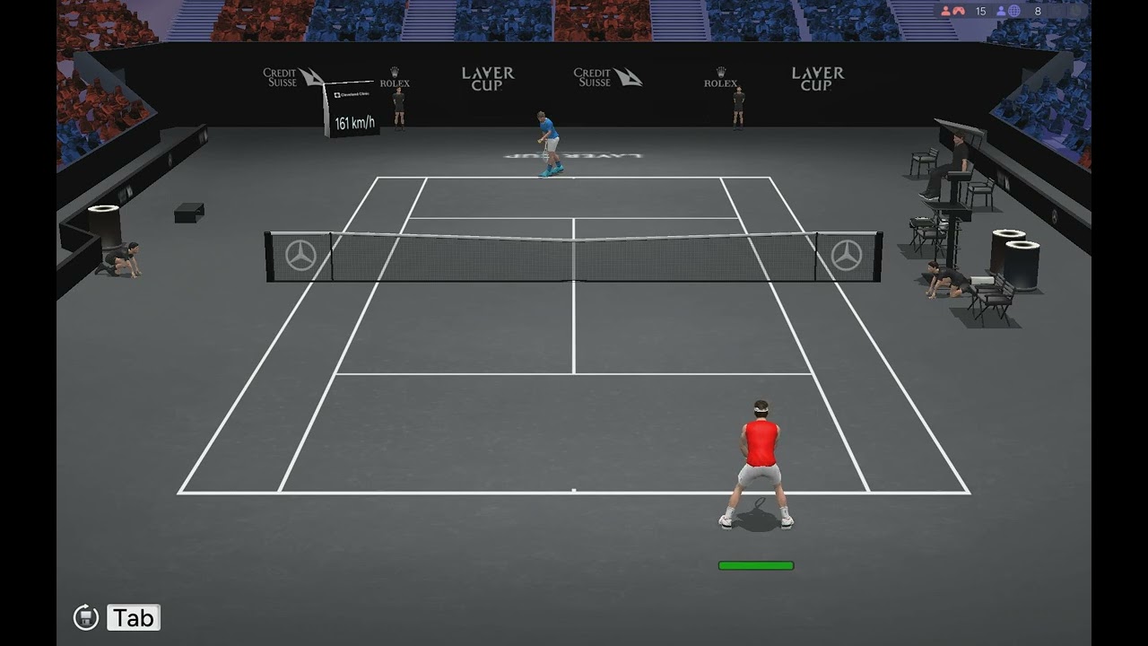 Full Ace Tennis Simulator: Shelton VS Medvedev (Laver Cup 24)