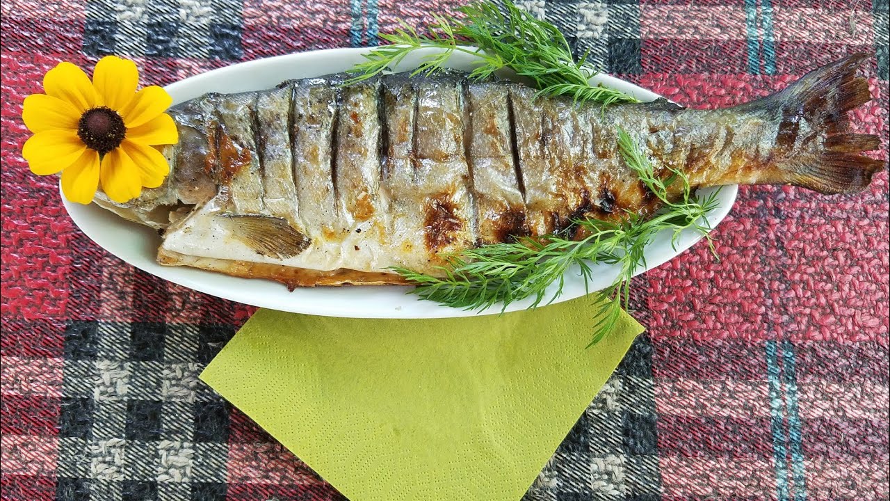 Радужная форель на мангале. Очень просто, но супер вкусно!