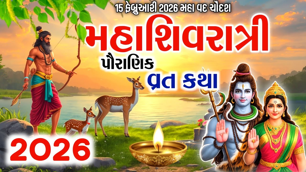 🔱 મહાશિવરાત્રી ની પૌરાણિક કથા | શિવજીની અદ્ભુત મહિમા | Mahashivratri Katha 🕉️✨