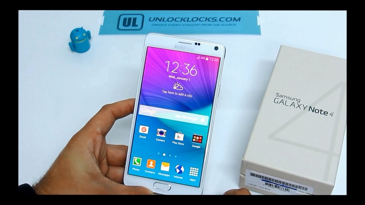 Unlock Samsung Galaxy Note 4 (Step by step unlocking tutorial) .