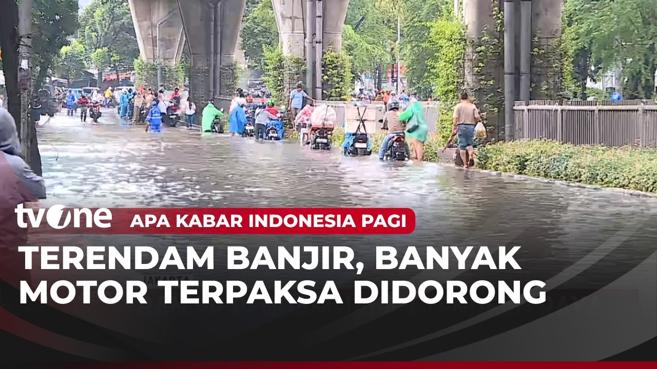 Arus Lalu Lintas Terganggu Imbas Banjir Rendam Tendean | AKIP