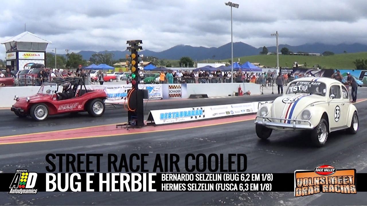 VW A AR NO SANGUE! Bug e Herbie Drag Racing!