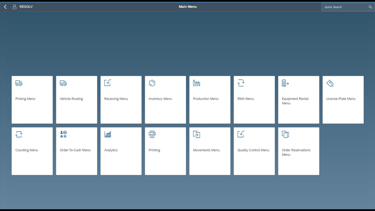 Resolv Overview Video For SAP Business One Version 10.0
