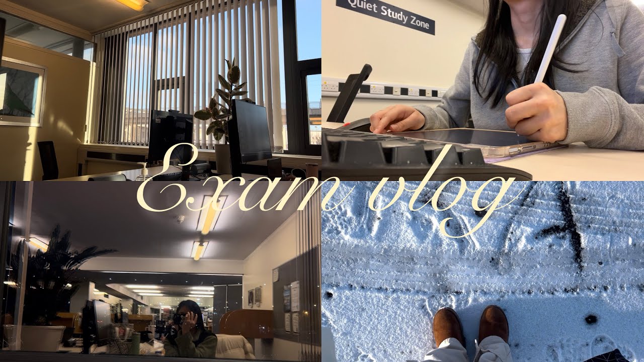 Realistic Exam Vlog in my life 📚 | Pharmacy Student Study Vlog 💊