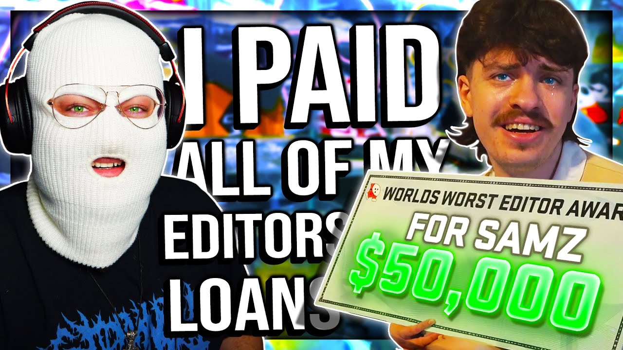 I PAID ALL MY EDITORS LOANS (HE CRIED)