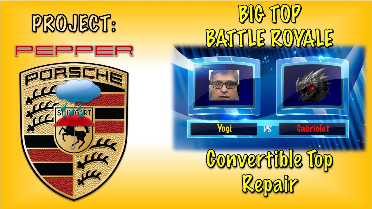 ПРОЕКТ: Pepper - Ремонт крыши кабриолета Porsche 911 - ОКОНЧАТЕЛЬНОЕ РЕШЕНИЕ